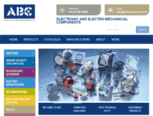 Tablet Screenshot of abcomponents.co.uk